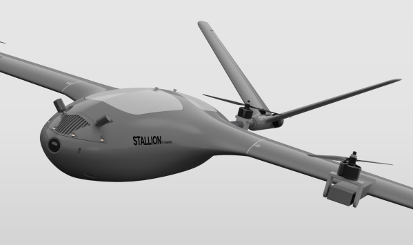 3D飞机建模图纸STALLION VTOL FILES 泰坦垂起无人机